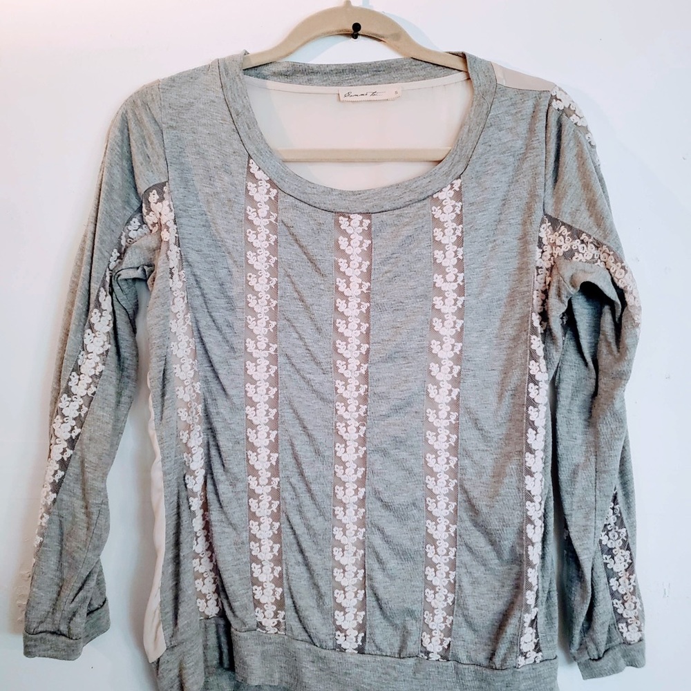 Comme Toi Lace Top